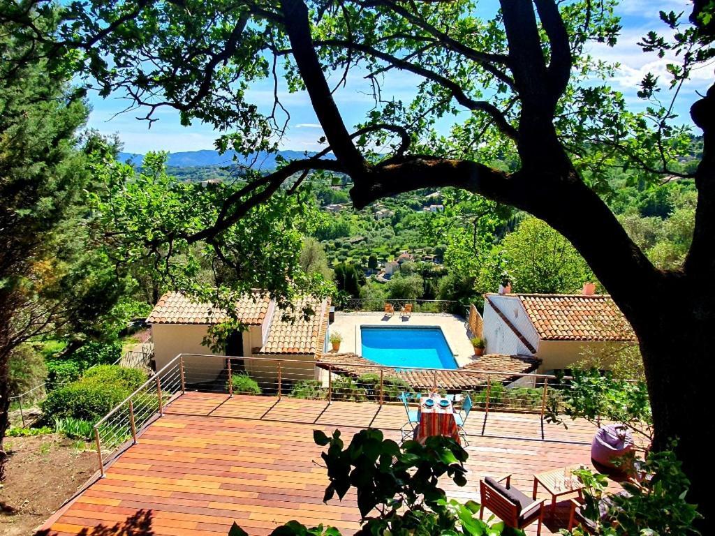 Apartment Picasso In Large Park With Heated Pool Chateauneuf-Grasse 外观 照片