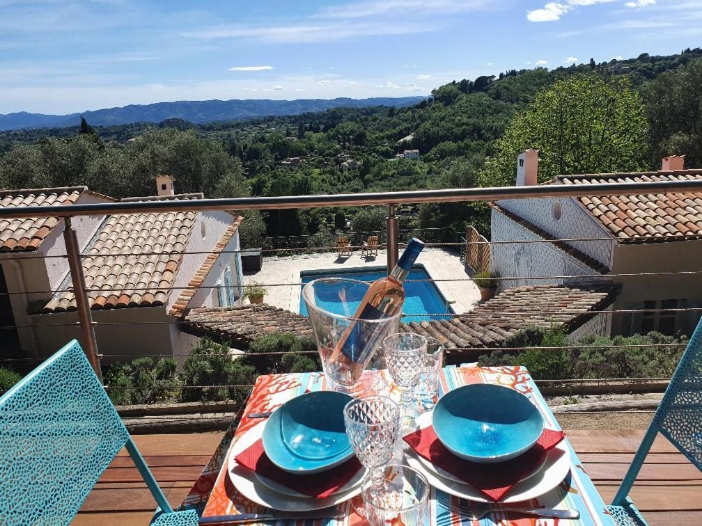 Apartment Picasso In Large Park With Heated Pool Chateauneuf-Grasse 外观 照片