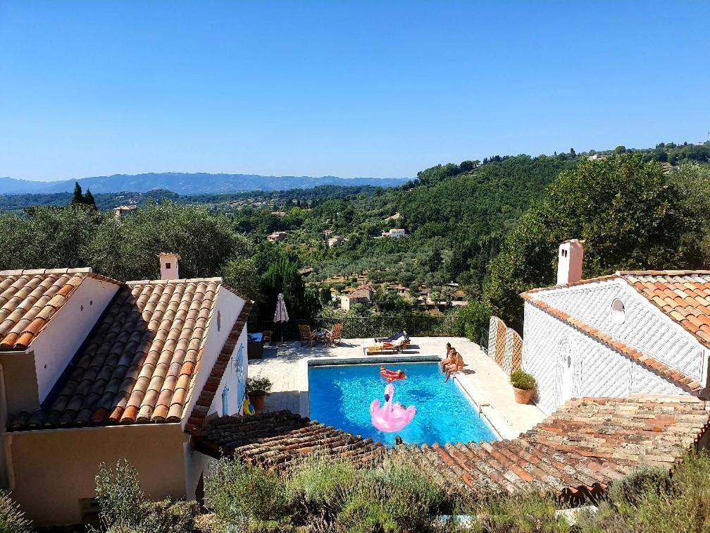 Apartment Picasso In Large Park With Heated Pool Chateauneuf-Grasse 外观 照片